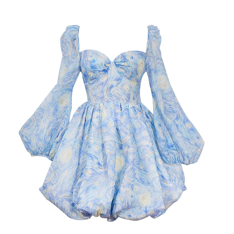 Short Blue Fairy Dress