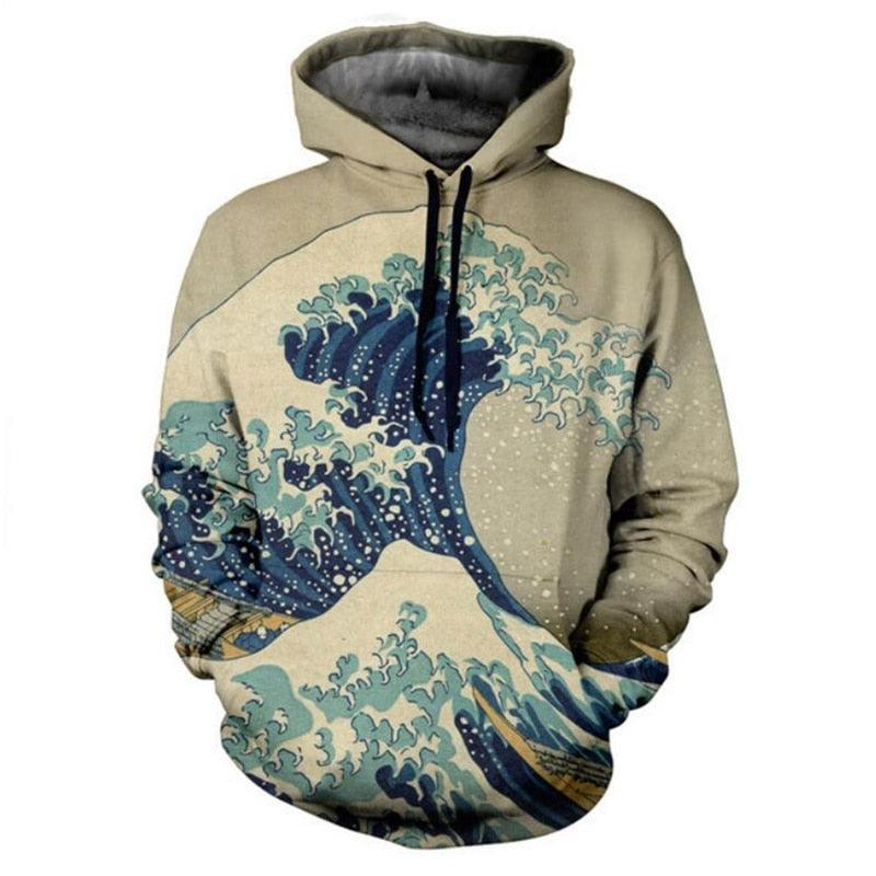 The great wave outlet off kanagawa hoodie