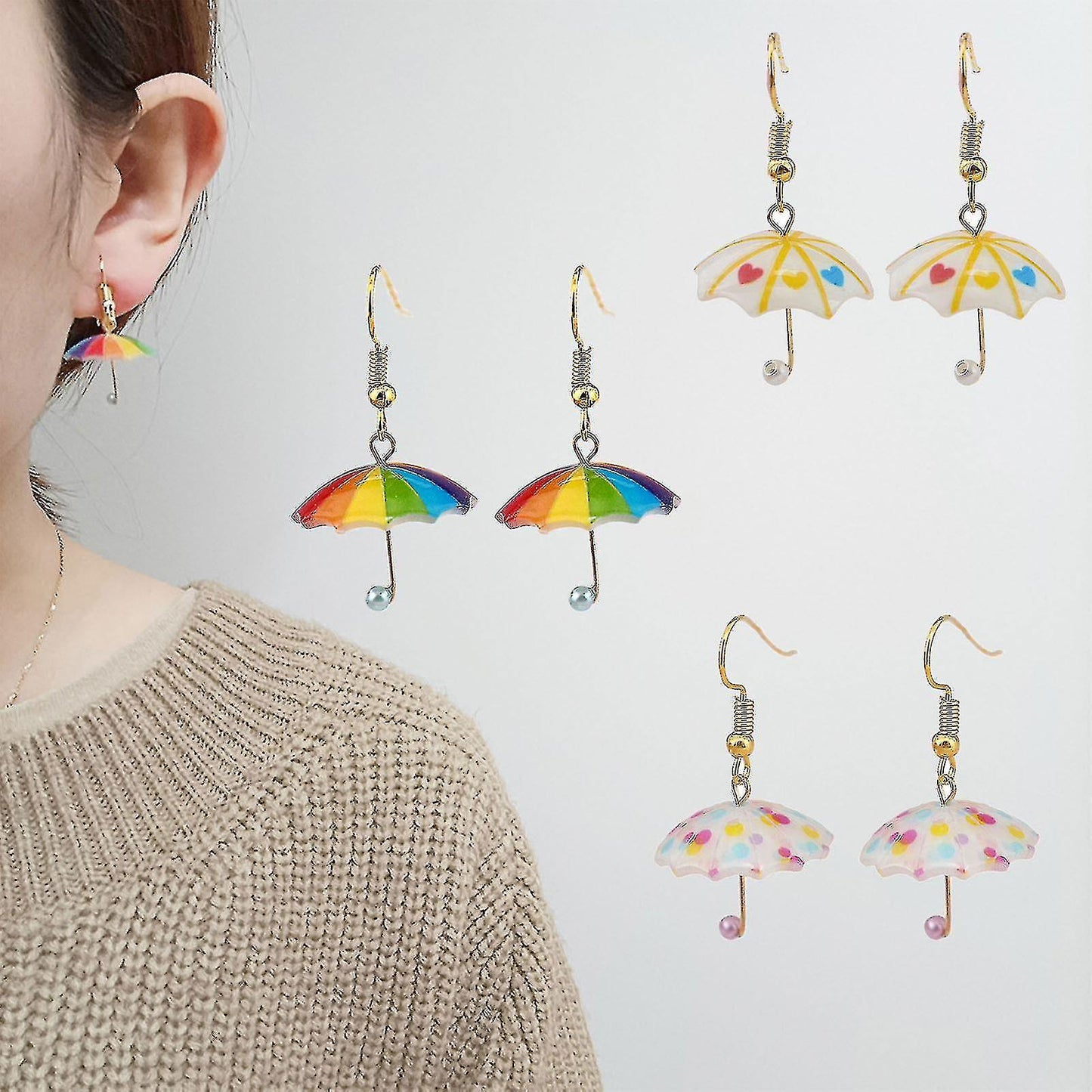 Umbrella Drop Earrings