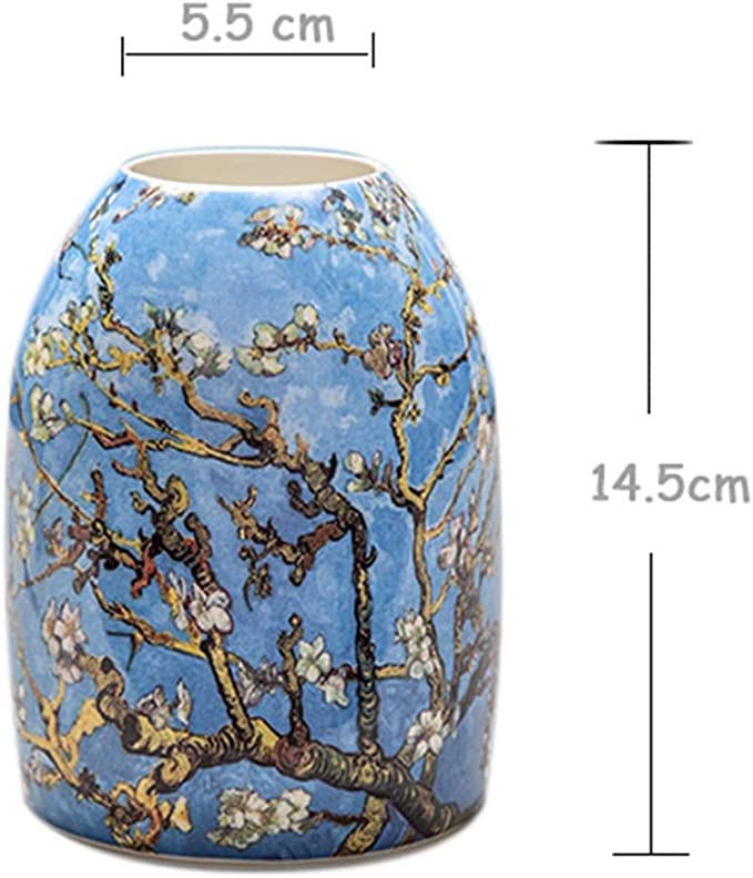 Van Gogh Ceramic Bone Vases