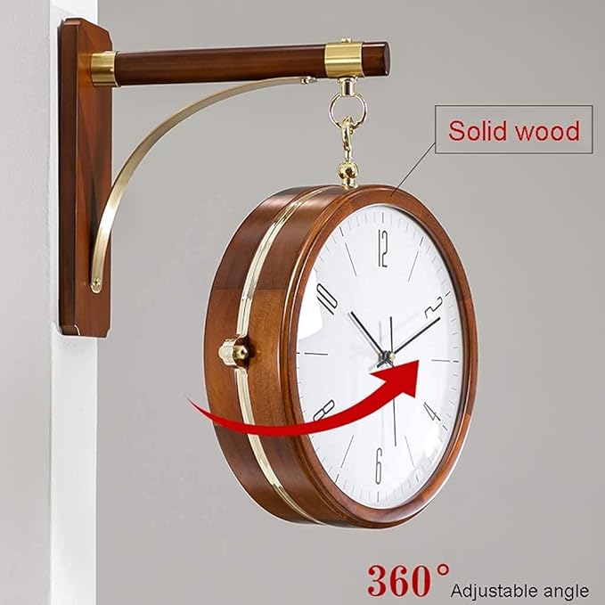 Modern Double Sided Wall Clock