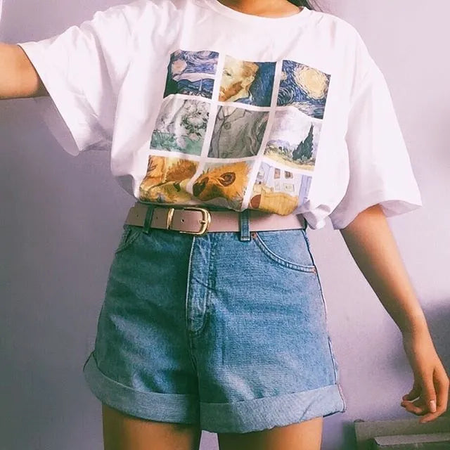 Van Gogh Artwork Collage Tee