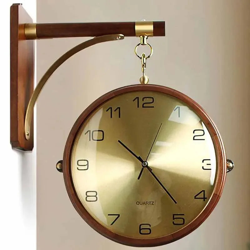 Modern Double Sided Wall Clock