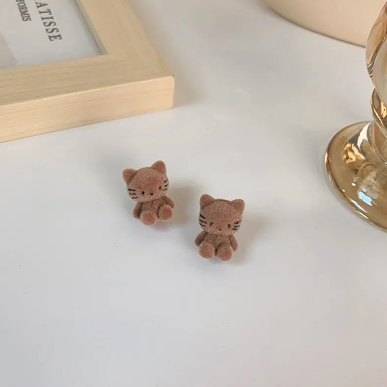 Plush Stud Earrings