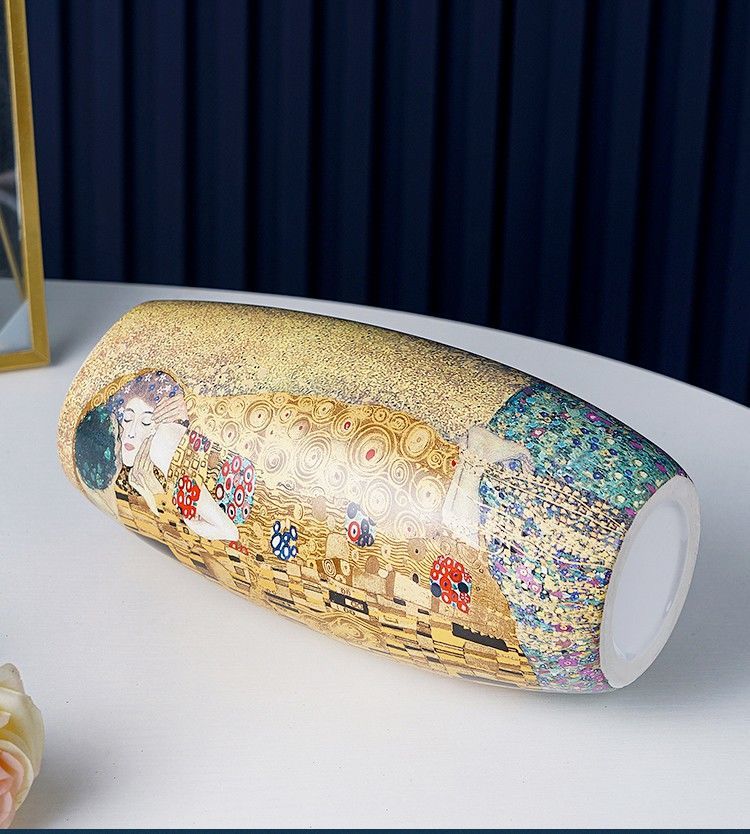 Gustav Klimt Kiss Ceramic Vase