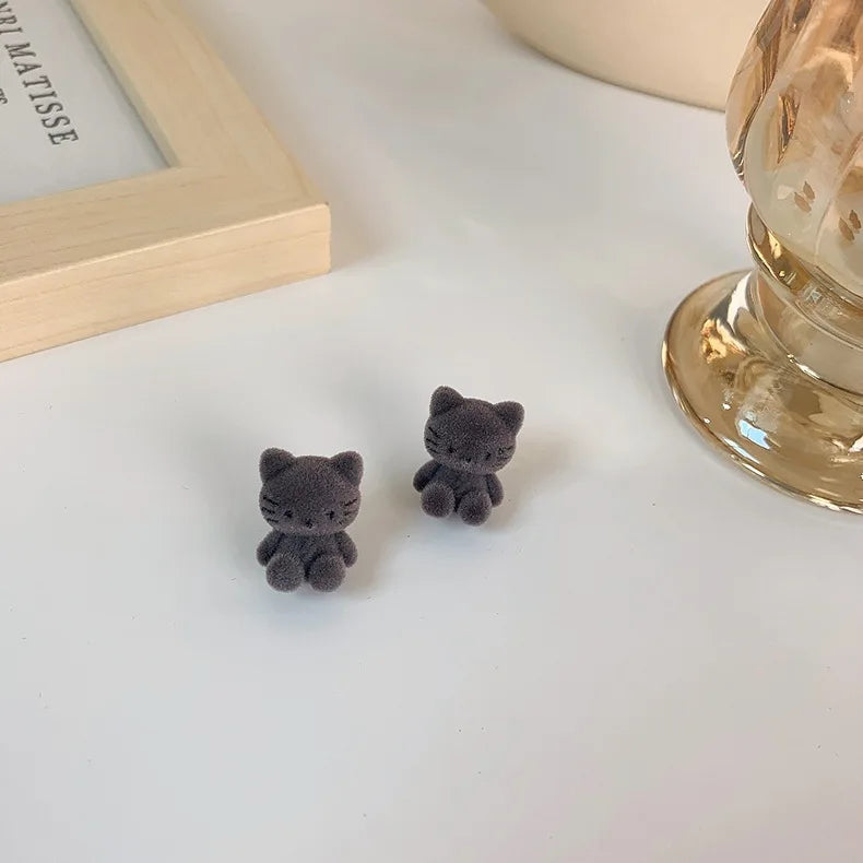 Plush Stud Earrings