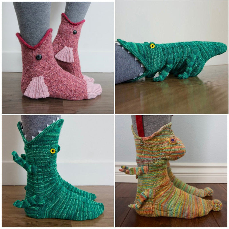 Novelty 3D Animal Knitted Socks