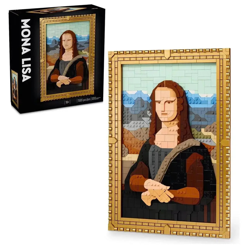 Mona Lisa LEGO Art Building Set