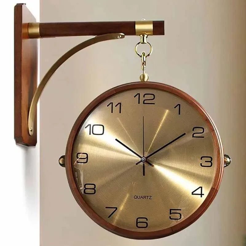 Modern Double Sided Wall Clock