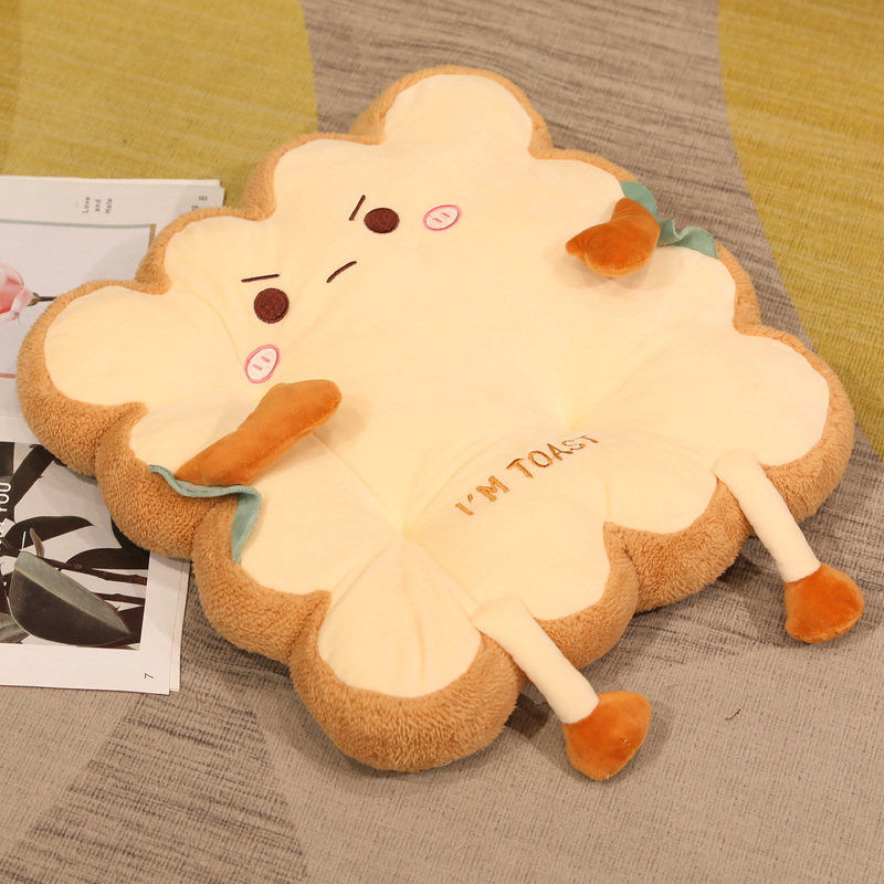 Cute Toast Stuffed Cushion