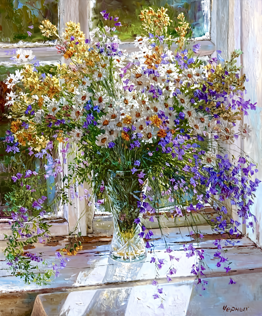 Flowers on the window