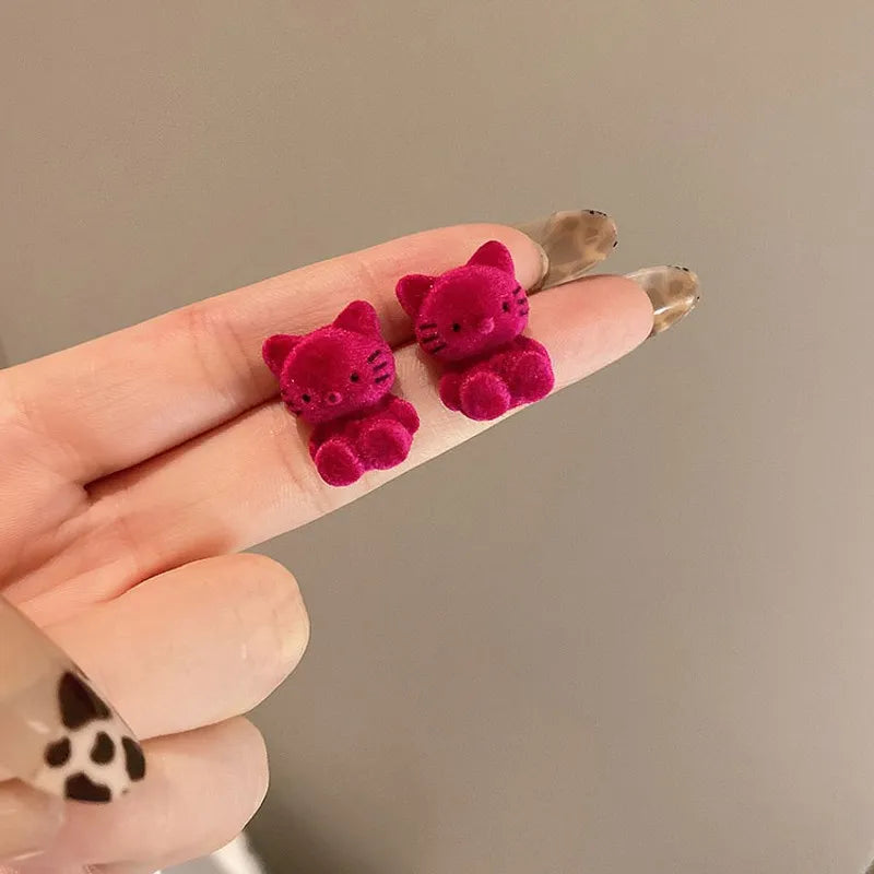 Plush Stud Earrings