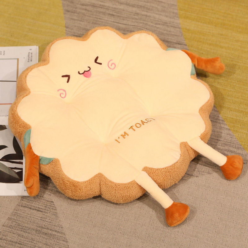 Cute Toast Stuffed Cushion