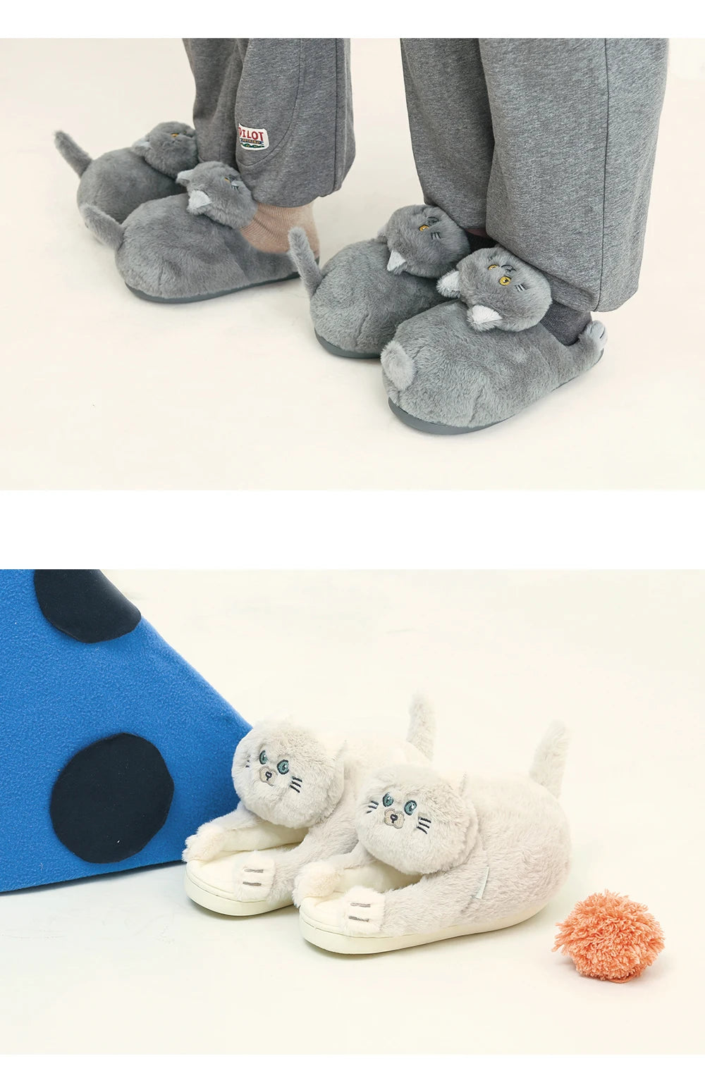 Cute Cat Slippers