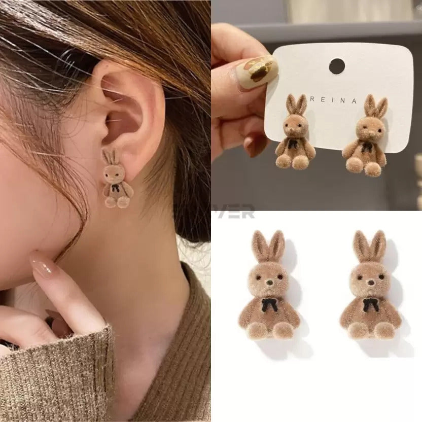 Plush Stud Earrings