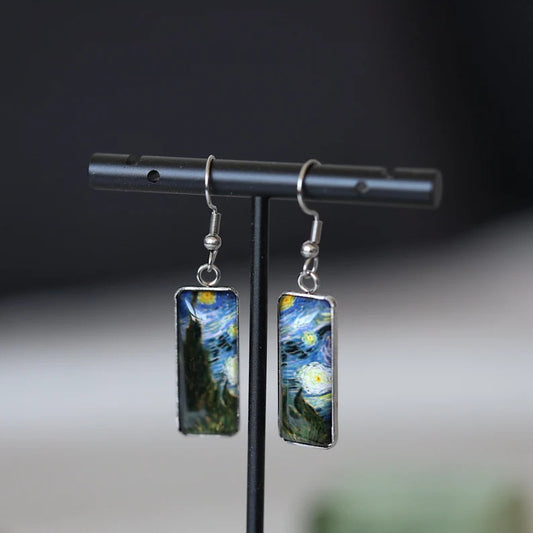 Van Gogh Artworks Glass Earrings