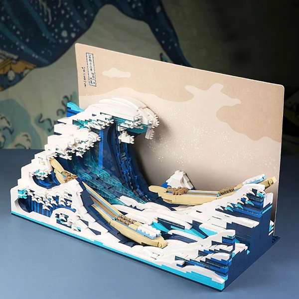 LEGO Art Hokusai, The Great Wave 31208 Building Kit (1,810 Pieces) –  Snooplay