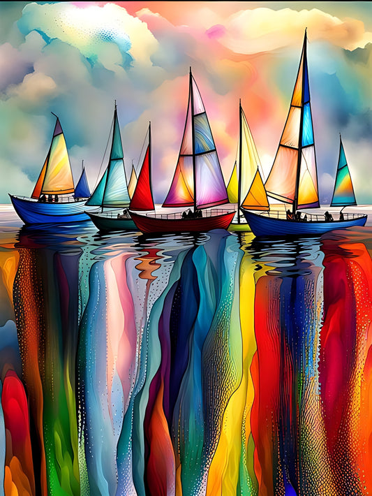 Sailing Boats Print