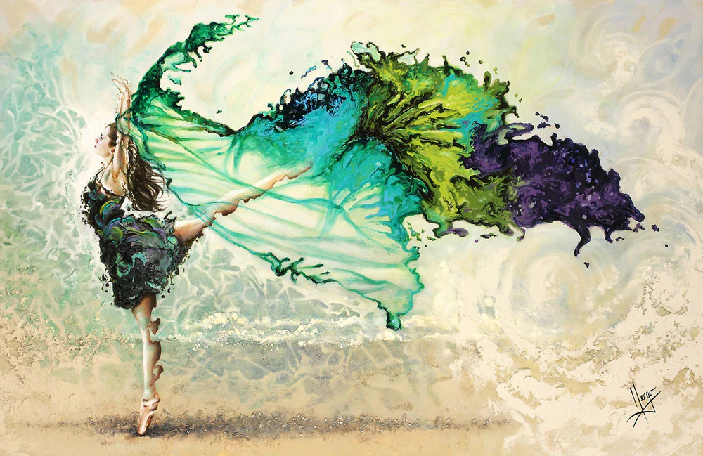 'Dance Motion' Modern Ballet Wall Art Prints