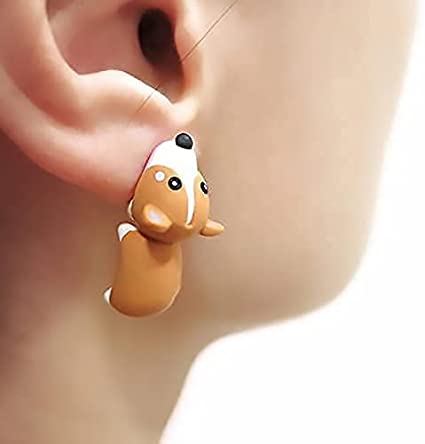 Cute Animal Bite Earrings 🦖🐕🦈🐋