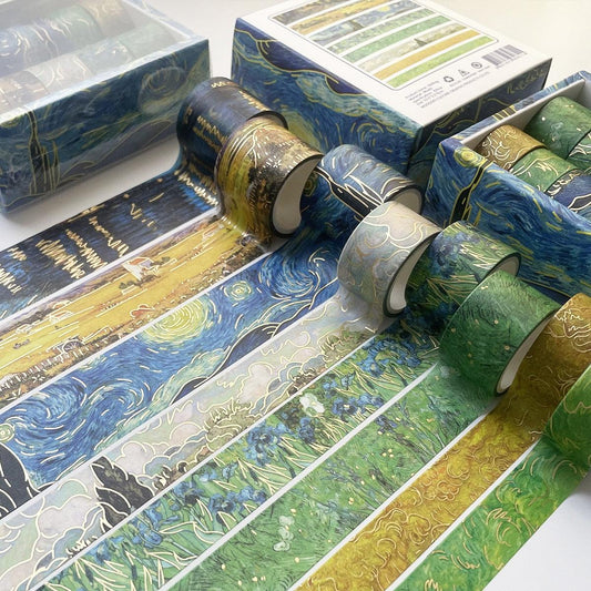 Van Gogh Gold Masking Washi Tape - PAP Art Store