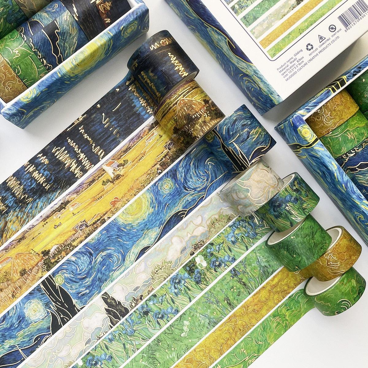 Van Gogh Gold Masking Washi Tape - PAP Art Store