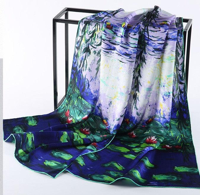 Famous Oil Paintings Inspired Silk Scarves - Art Store