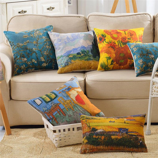 Van Gogh Paintings Inspired Pillow Case - Art Store