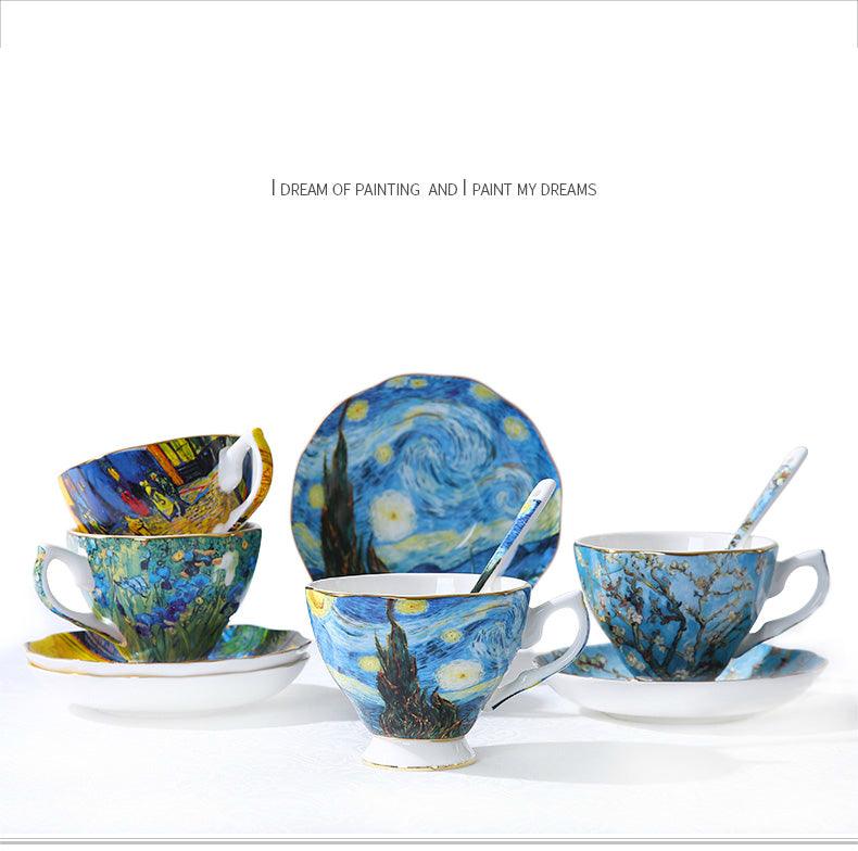 Exquisite Van Gogh Art Coffee Set - Art Store