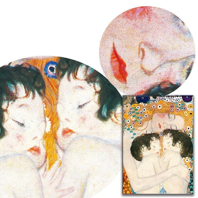 Gustav Klimt 'Mother and Child Twins' Wall Art Print - PAP Art Store