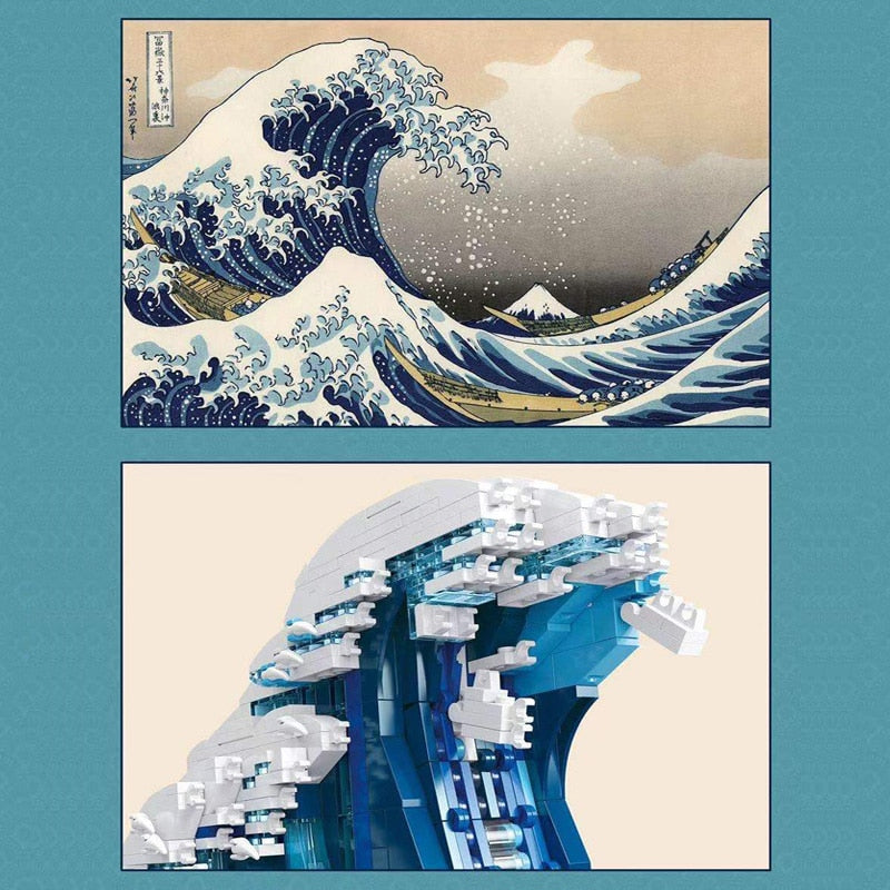 The Great Wave off Kanagawa Lego Set