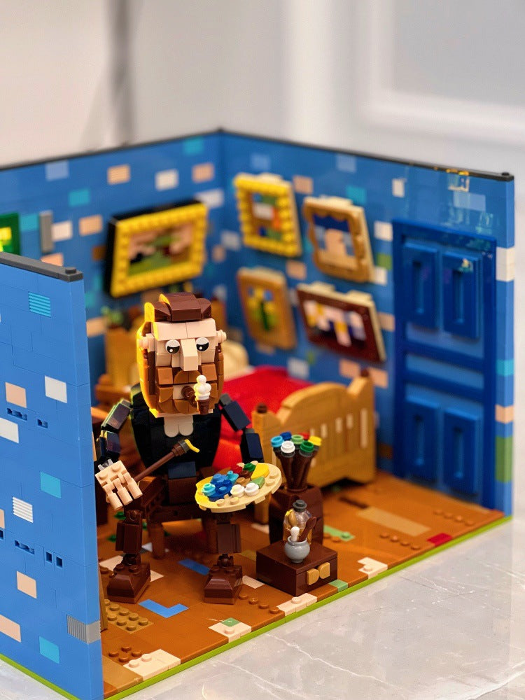 Van Gogh's Bedroom in Arles Building Blocks Set