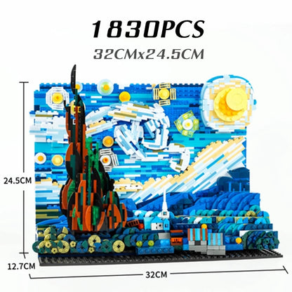 The Starry Night Lego Set