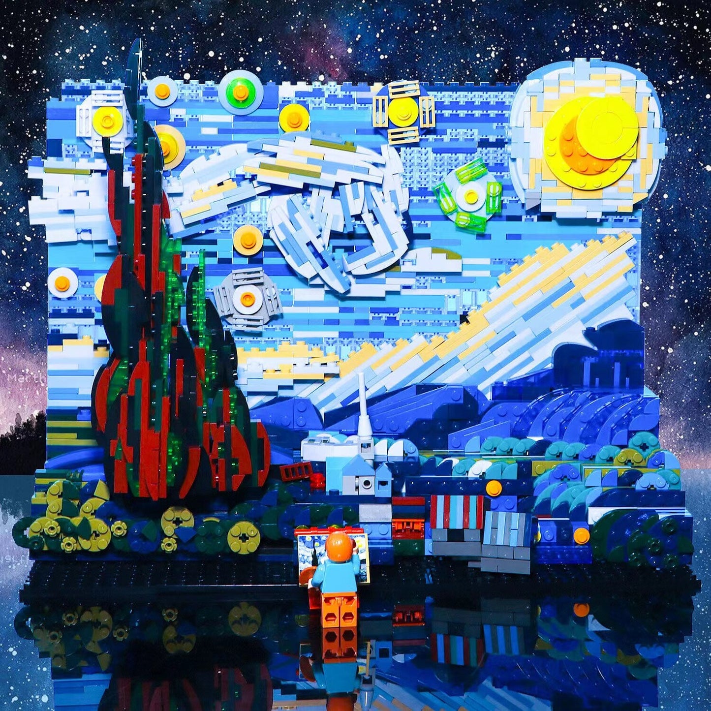 The Starry Night Lego Set