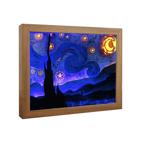 Gogh Artwork Night Lamp Frame