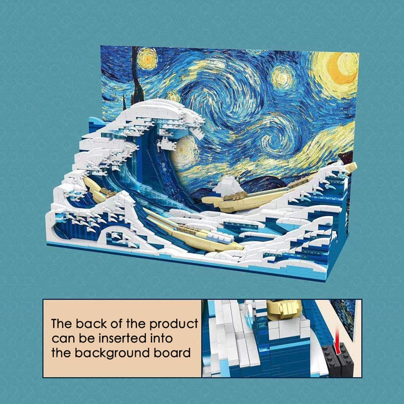 The Great Wave off Kanagawa Lego Set