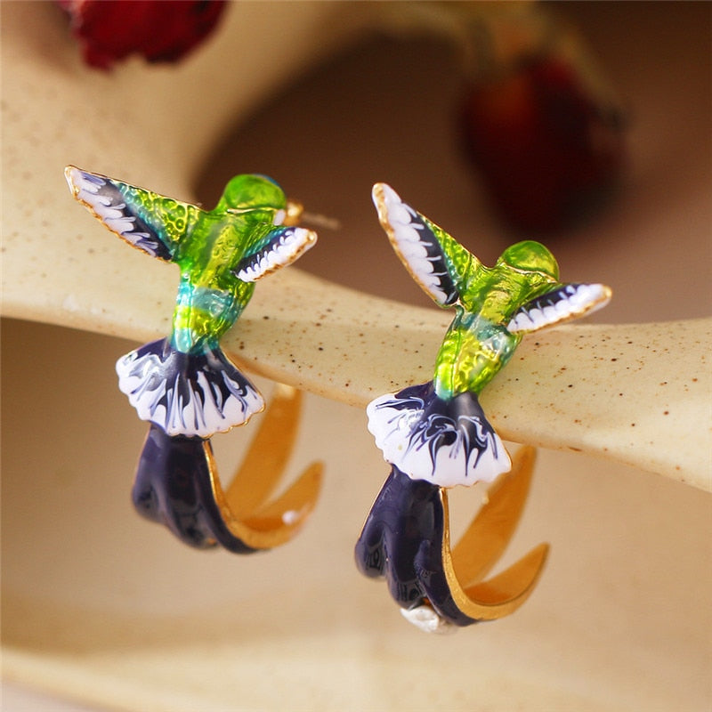 Hummingbird Earrings