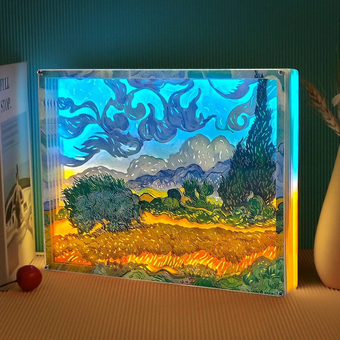 Gogh Artwork Night Lamp Frame