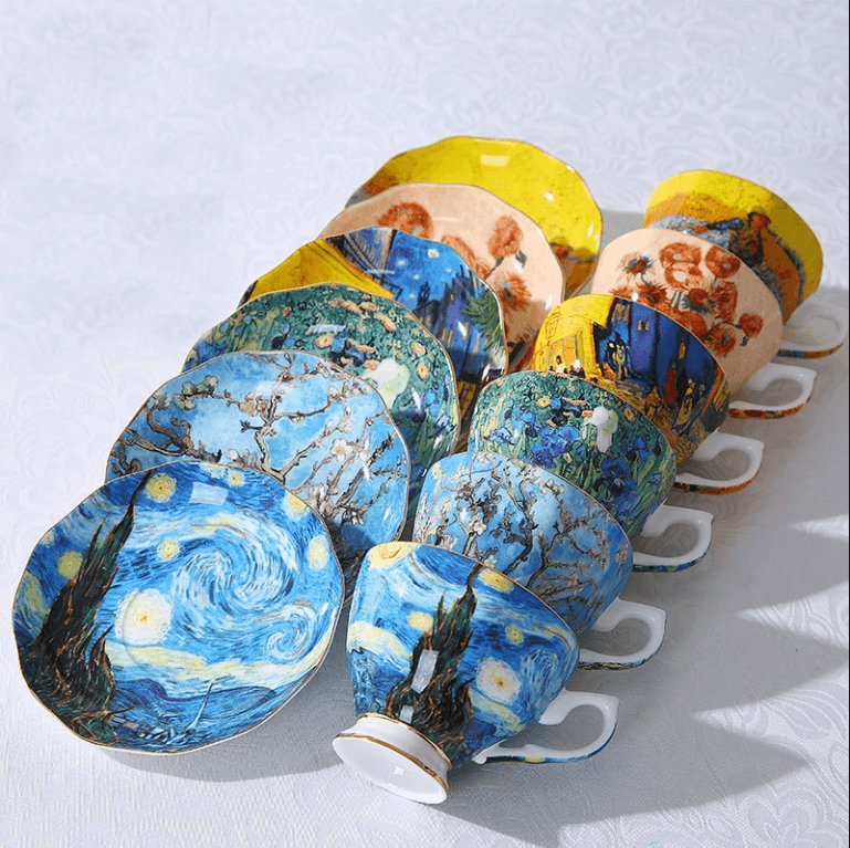 Exquisite Van Gogh Art Coffee Set - Art Store