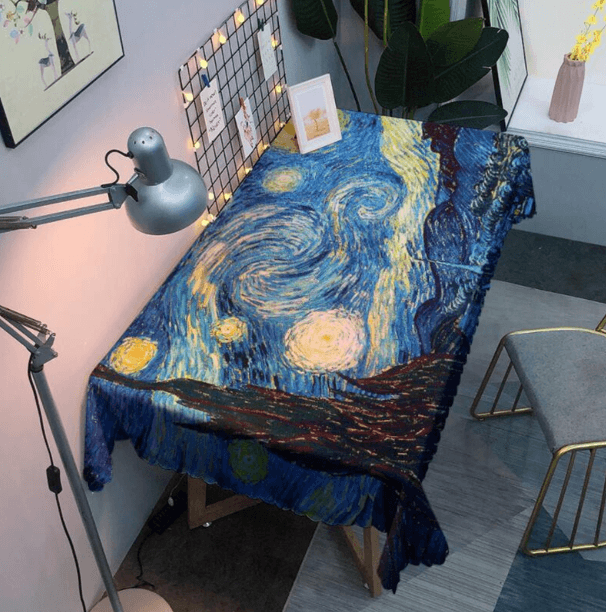 Van Gogh Artworks Linen Tablecloth - PAP Art Store