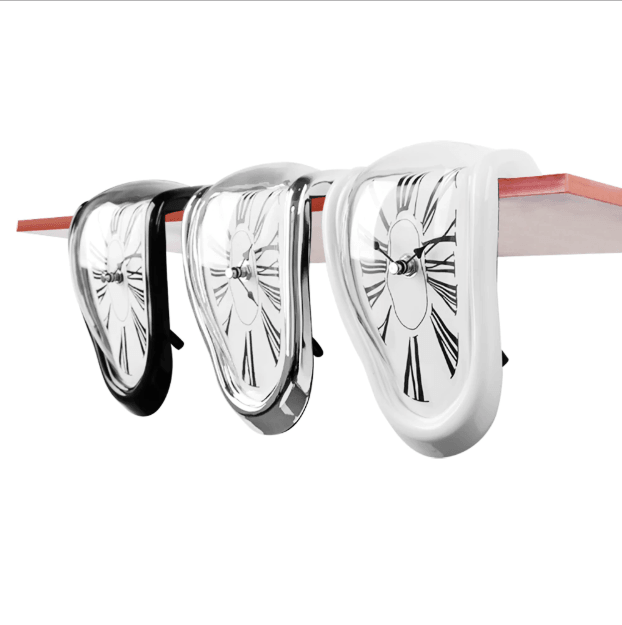 Novelty Dali Inspired Distorted Melting Wall Clock - Art Store