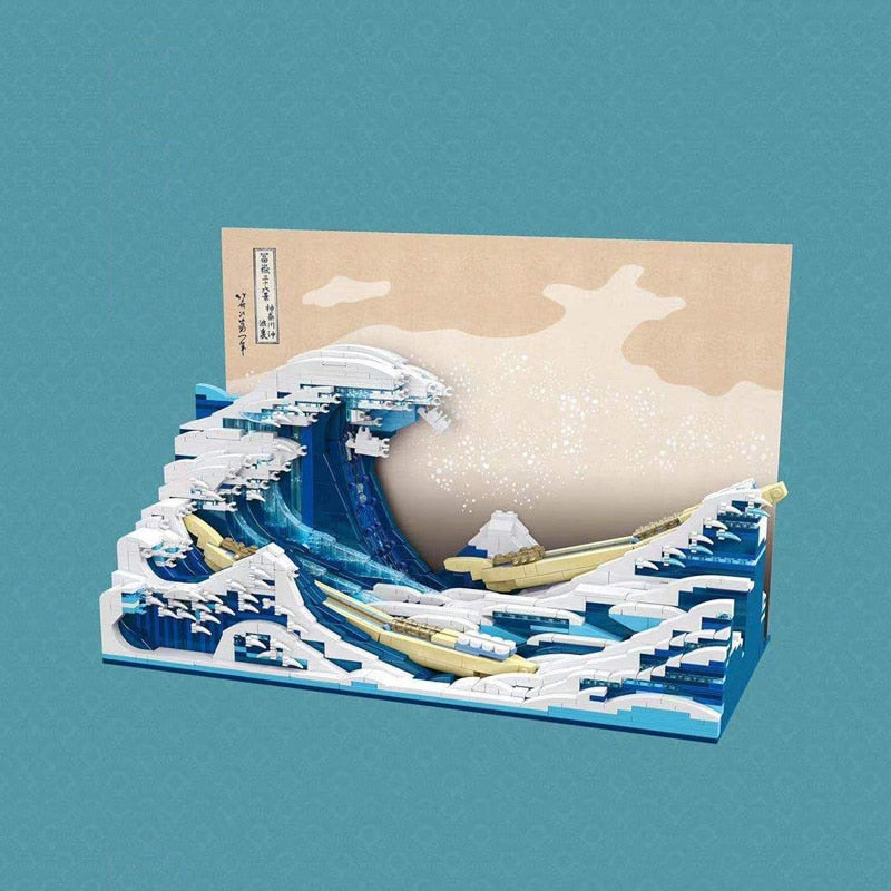 The Great Wave off Kanagawa Lego Set