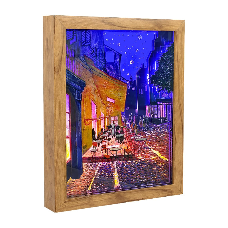 Gogh Artwork Night Lamp Frame