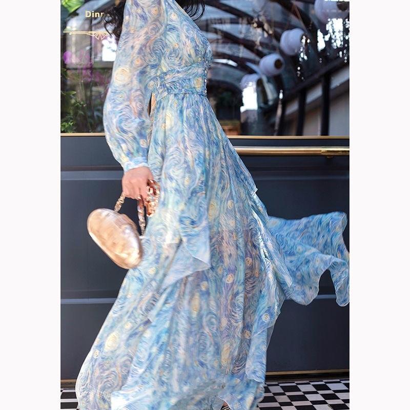 Starry Night Dreamy Long Dress - PAP Art Store