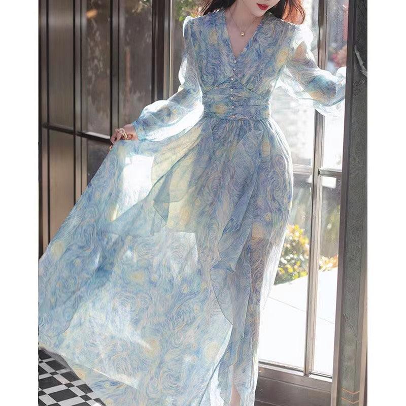 Starry Night Dreamy Long Dress - PAP Art Store