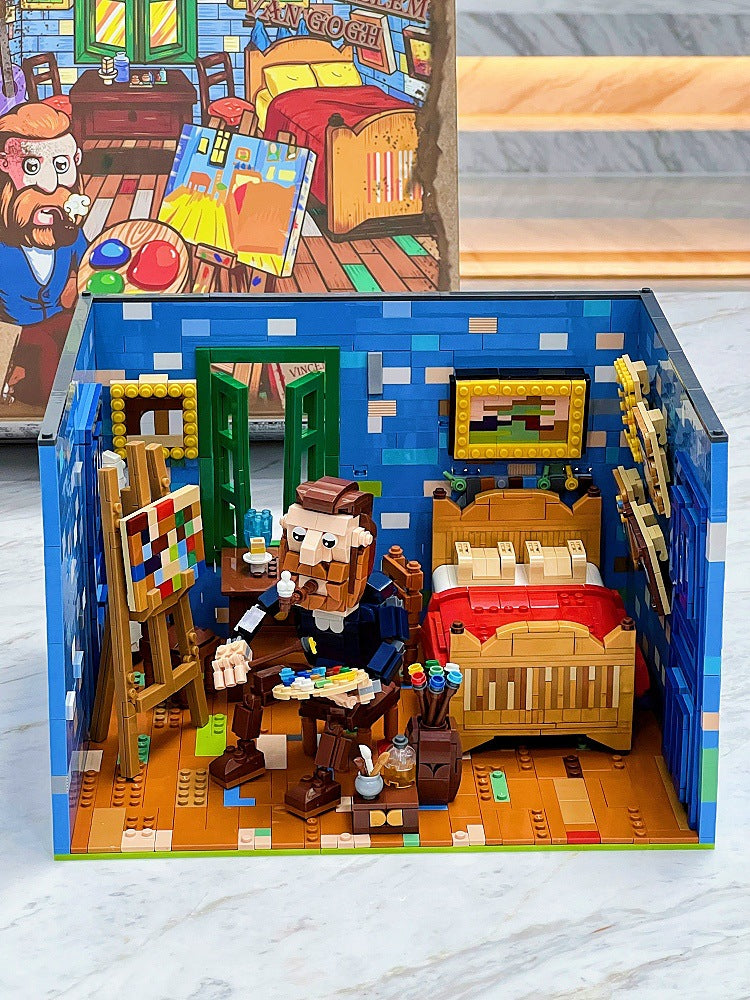 Van Gogh's Bedroom in Arles Building Blocks Set