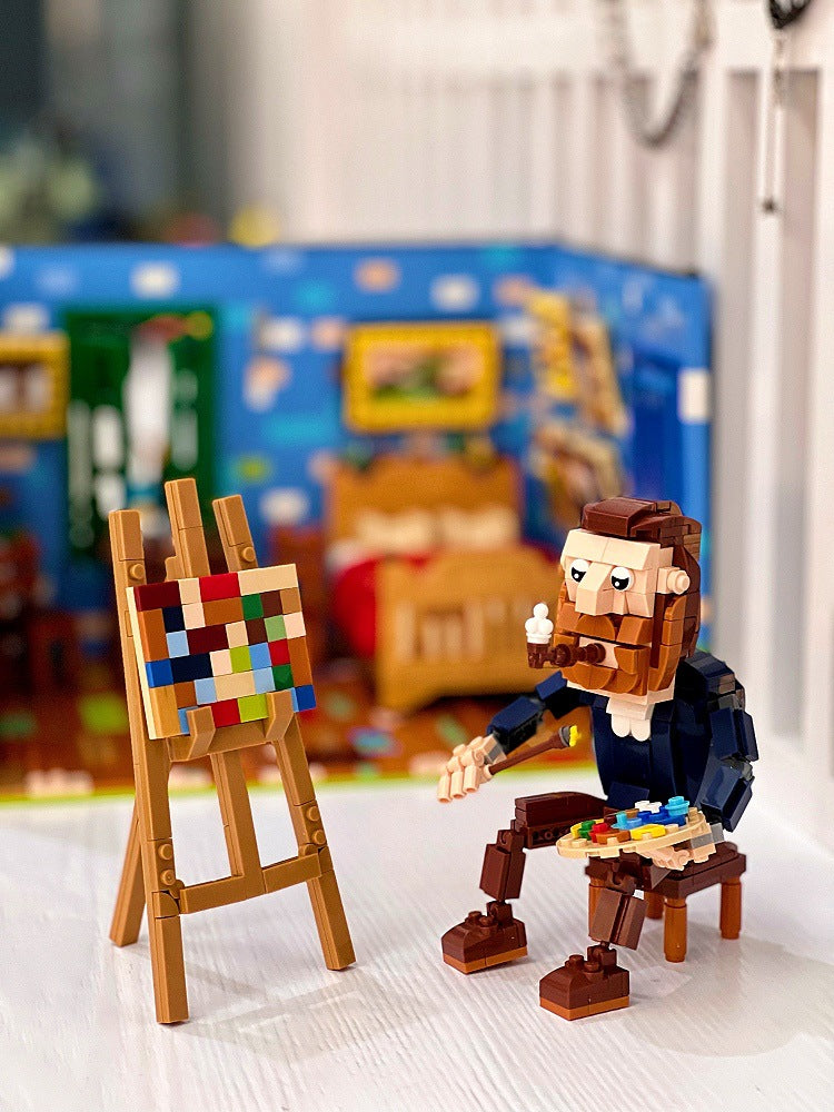 Van Gogh's Bedroom in Arles Building Blocks Set