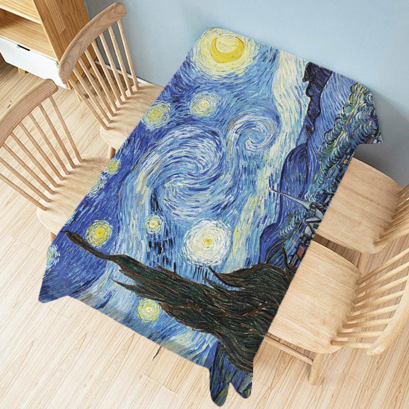 Van Gogh Artworks Linen Tablecloth - PAP Art Store