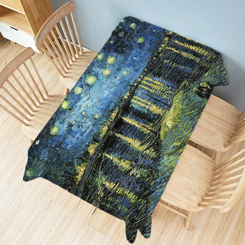 Van Gogh Artworks Linen Tablecloth - PAP Art Store