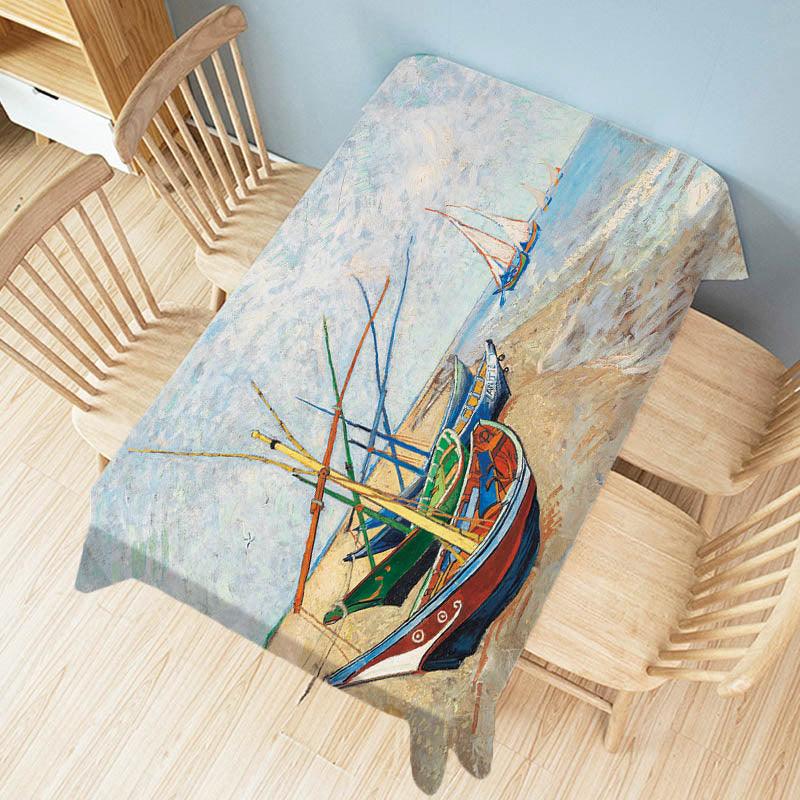 Van Gogh Artworks Linen Tablecloth - PAP Art Store